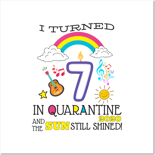 Quarantine 7th Birthday 2020 Wall Art by WorkMemes